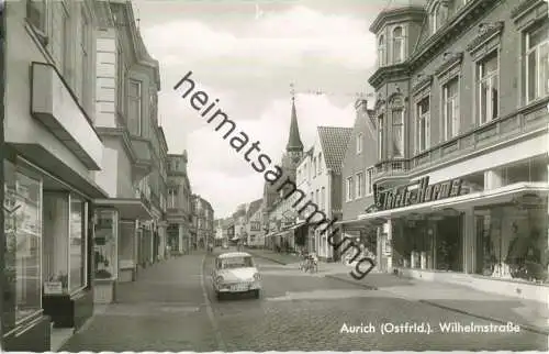 26603 Aurich - Wilhelmstrasse - Foto-Ansichtskarte - Verlag Cramers Kunstanstalt Dortmund