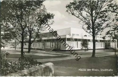 Neuss - Stadthalle - Foto-Ansichtskarte - Verlag Cramers Kunstanstalt Dortmund