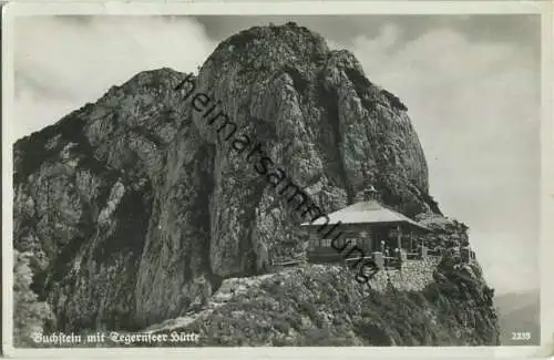 Buchstein - Tegernseer Hütte - Foto-Ansichtskarte