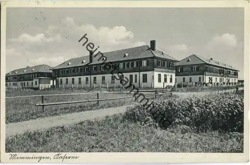 Memmingen - Kaserne - Foto-Ansichtskarte