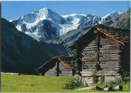 Mazots du val d'Herens - Ansichtskarte Großformat