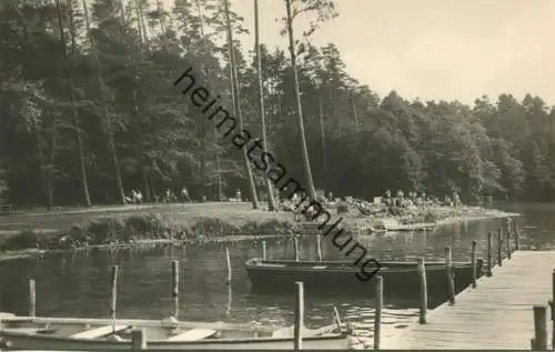 Neuglobsow - Am Grossen Stechlin-See - Foto-AK 60er Jahre - VEB Bild und Heimat Reichenbach