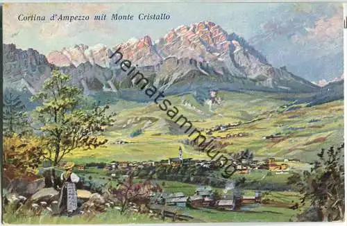 32043 Cortina d'Ampezzo - Monte Cristallo - signiert