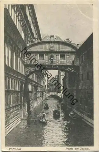 Venezia - Ponte del Sospiri - gel. 1928