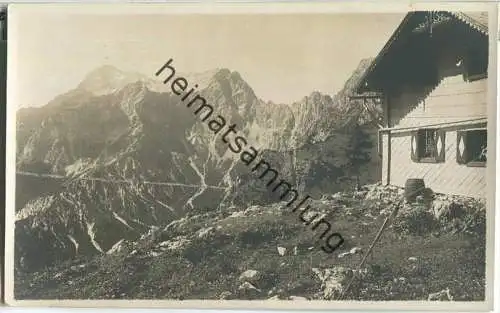 Gesäuse - Ennstalerhütte mit Gr. Buchstein - Foto-Ansichtskarte - Verlag Karl Them Steyr