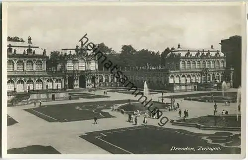 Dresden - Zwinger - Foto-Ansichtskarte