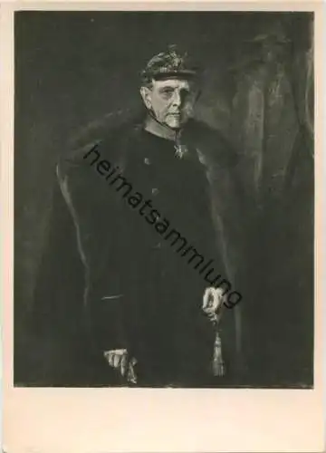 Franz von Lenbach - Feldmarschall Graf Moltke - Leipzig - Museum der bildenden Künste - Foto-AK Grossformat