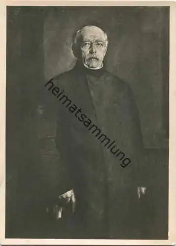 Franz von Lenbach - Fürst Bismarck (in Zivil) - Leipzig - Museum der bildenden Künste - Foto-AK Grossformat