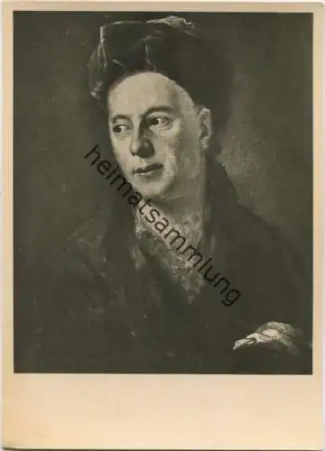 Anton Graff - Adam Friedrich Oeser um 1775 - Leipzig - Museum der bildenden Künste - Foto-AK Grossformat