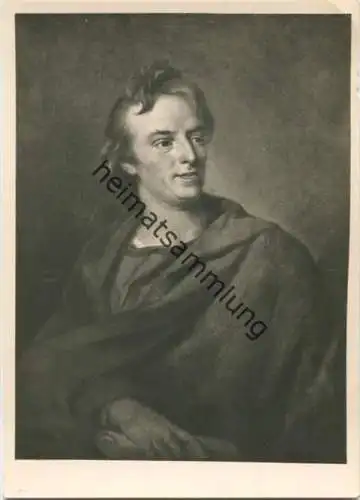 Joh. Fr. Aug. Tischbein - Bildnis von Schiller 1805 - Leipzig - Museum der bildenden Künste - Foto-AK Grossformat