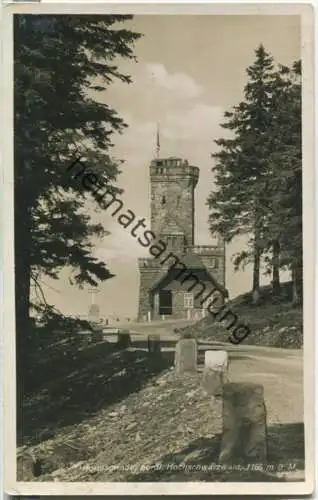 Hornisgrinde - nördlicher Hochschwarzwald - Foto-Ansichtskarte - Verlag Schöning & Co. Lübeck - Feldpost