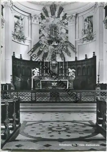 Solothurn - St. Ursenkathedrale - Ansichtskarte Großformat