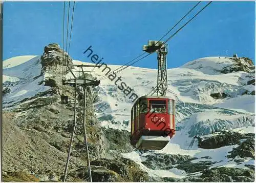 Titlisbahn - Luftseilbahn Trübsee-Gletscherstation Stand - Ansichtskarte Großformat