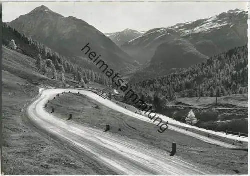 Albula-Pass - Engadiner Seite - Foto-Ansichtskarte