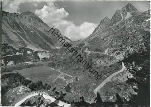 Albula-Pass - Nordseite - Foto-Ansichtskarte