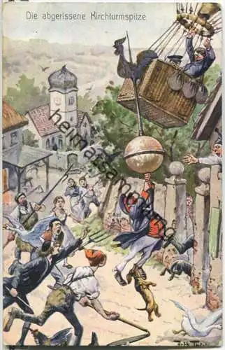 Arthur Thiele - Die abgerissene Kirchturmspitze - Ballon