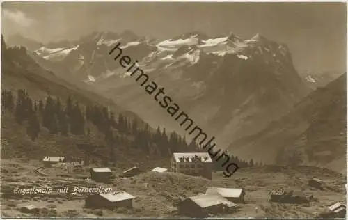 Engstlenalp mit Berneralpen - Verlag H. Immer Kurhaus-Engstlenalp 20er Jahre