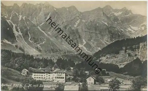 Rietbach mit Säntisgebirge - Edition Photoglob Zürich 20er Jahre