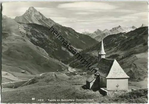 Kapelle am Semmelberg - Hochkrummbach - Foto-Ansichtskarte - Verlag Risch-Lau Bregenz