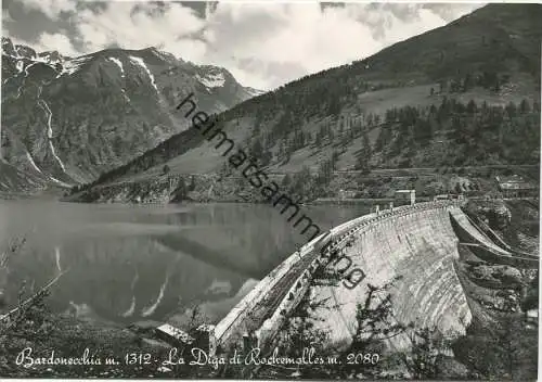 Bardonecchia - La Diga di Rochemolles - Foto-AK Grossformat - Vera Fotografia - Ediz. Cartoleria Amprimo Bardonecchia