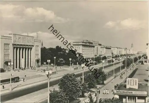 Berlin - Karl-Marx-Allee - Foto-AK Grossformat 60er Jahre - Verlag VEB Bild und Heimat Reichenbach