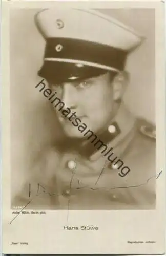 Hans Stüwe - Autogramm - Foto-Ansichtskarte - Ross-Verlag 44658/1