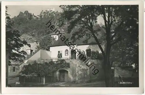 Dürnstein - Foto-Ansichtskarte - Verlag Hans Sedelmayr Krems