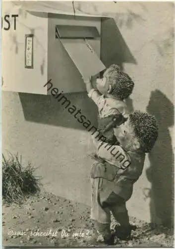 Mecki - Wann schreibst Du mir? - Briefkasten - Nr. 45 - Verlag Für Kunstfreunde Salzburg - Foto-Ansichtskarte