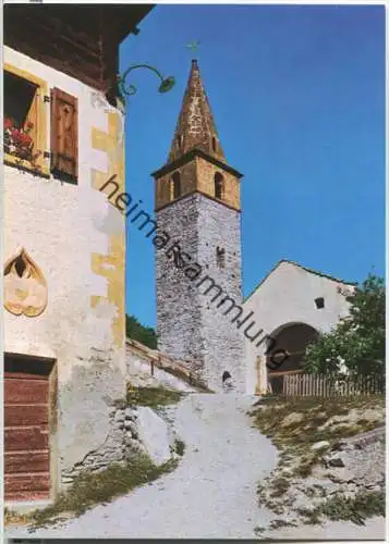 Vercorin - Kirche - Ansichtskarte Großformat