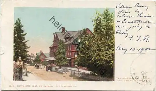 Maine - Bar Harbor - The Malvern Bar Harbor Mt. Desert Island - Copyright by Detroit Photographic Co 1901 gel. 1902