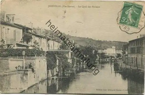 Joinville - Le Quai des Peceaux gel. 1916