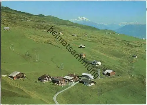 Obertschappina am Heinzenberg - Flugaufnahme Obergmeind