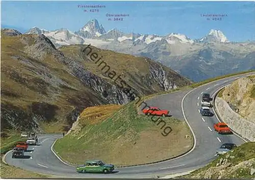 Nufenenpass-Strasse - Strada della Nufenen - AK Großformat - Verlag Borelli Airolo