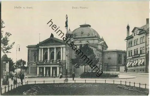 Halle (Saale) - Stadt-Theater - Verlag Reinicke & Rubin 1907