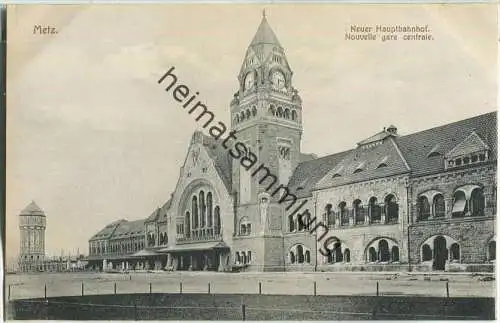 Metz - Neuer Hauptbahnhof - Nouvelle gare central - Verlag G. Scriba Metz