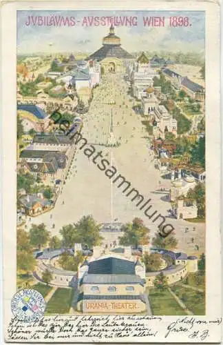 Wien - Jubiläums-Ausstellung 1898 - Uriana-Theater - Verlag Philipp Kramer Wien gel. 1898