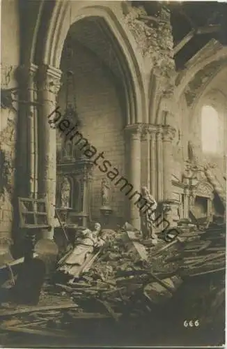 Saint-Souplet - Foto 1916 - keine AK-Einteilung - Rückseite beschrieben