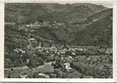 Pura - Luftaufnahme - Foto-AK Grossformat - Ediz. Foto aerea V. Vicari Lugano gel. 1957