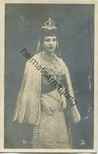 Her Majesty The Queen Alexandra von Dänemark - Foto-AK ca. 1905