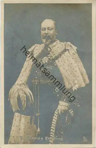 Her Majesty The King Eduard VII. ca. 1905 - Foto-AK