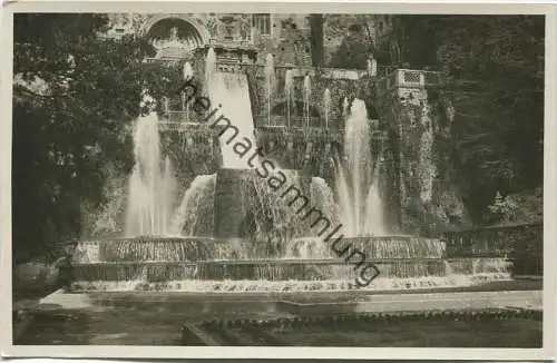 Tivoli - Fontana dell' Organo in Villa d' Este - Fotografia - Foto-AK - Edizione Brügner Roma 1932