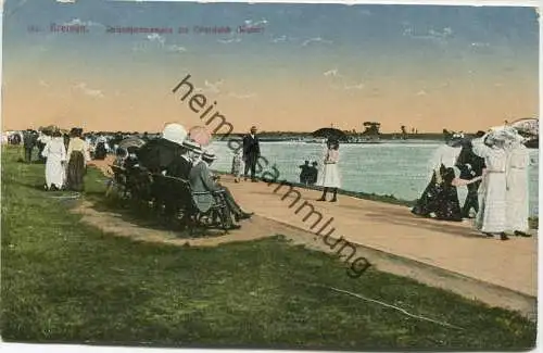 Bremen - Strandpromenade am Osterdeich (Weser) - Verlag Alb. Rosenthal Bremen