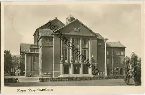 Hagen - Stadttheater - Foto Ansichtskarte