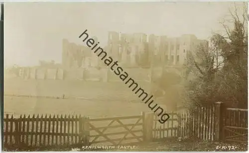 Kenilworth Castle - Foto Ansichtskarte - Verlag Express Photo Rugby