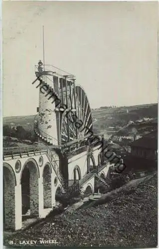 Isle of Man - Laxey - Wheel - Foto Ansichtskarte