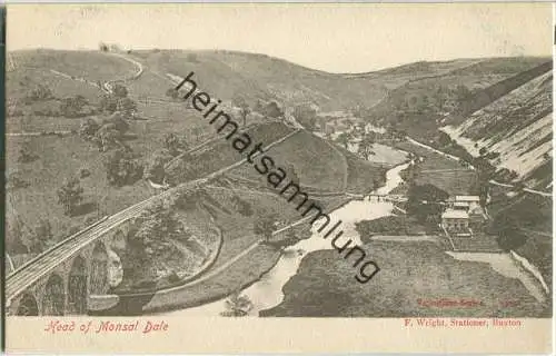 Head of Monsal Dale - Verlag F. Wright Buxton ca. 1910