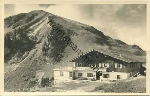 Wallberghaus - Unterkunftshaus Inhaber Anton Kratzer - Foto-AK - Verlag phot. G. Berthold