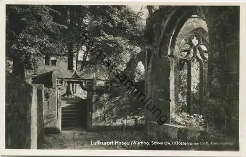 Hirsau - Klosterruine - Foto-AK - Verlag Gebr. Metz Tübingen