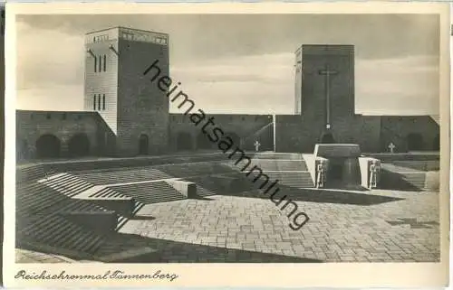 Hohenstein - Olsztynek - Reichsehrenmal Tannenberg - Foto-Ansichtskarte - Verlag E. Grüneberger Hohenstein