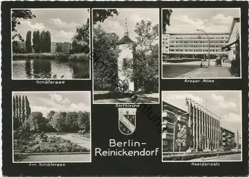 Berlin-Reinickendorf - Schäfersee - Aroser Allee - Residenzstraße - Foto-AK Grossformat - Verlag Foto-Hübner Berlin-Heil